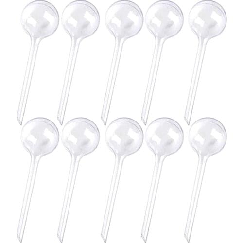 10Pcs Small Flower Automatic Watering Device Plant Pot Bulb Globe Garden Waterer Watering System Drip Irrigation