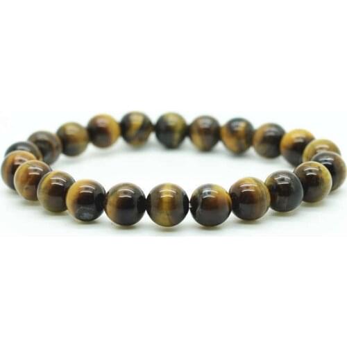 10pcs\lot 4MM 6MM 8MM Natural stone Bracelets Round Quartz Stone bracelet Women Men Charms Bangles