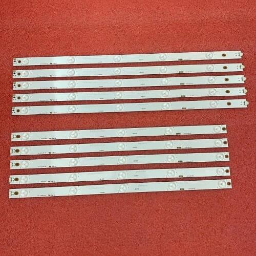 5set=50pcs LED backlight strip for LE49A509 LE49A6R9 LB49006 49D2000 LB-C490F14-E4-L-G1-DL1 DL2 KHP200650C KHP200650B KHP200649B