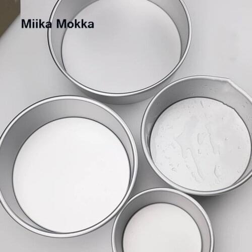 Anodized Aluminum Round Heart Shape 4/5/6/7/8/9/10 Inch Cake Mold Cake Baking Dish Baking Mould Pan Pattern Bakeware Tool