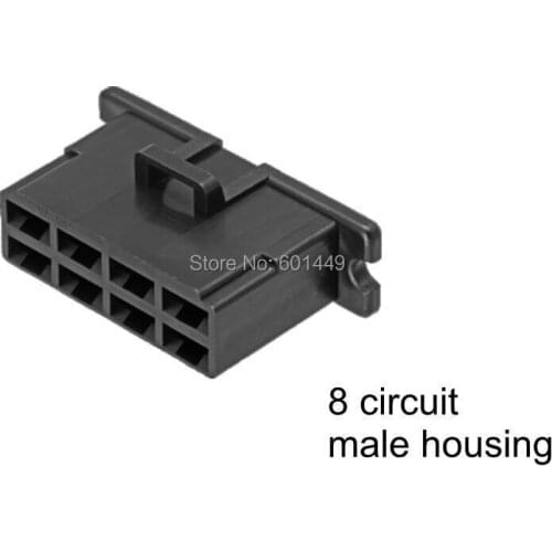 Car wire connector female cable connector male terminal 8 pin connector automoive Plugs sockets seal DJ70813-6.3-21