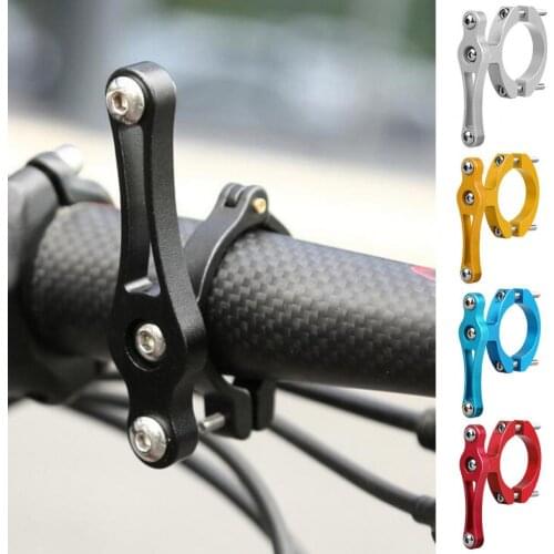 Water Bottle Holder Adapter Double Screws Stable Aluminum Alloy Wear-resistant Handlebar Cup Clip for Cycling