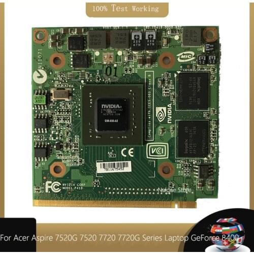 For n Vidia GeForce 8400MGS 8400M GS MXM IDDR2 256MB Graphics Video Card for A c er A s pire 5920G 5920 5520G 4520G 7520G 7720G