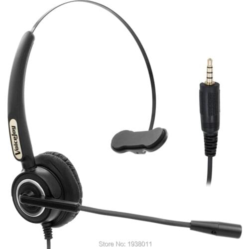 Extra Ear Pad+Adjustable Headband headset with microphone for iPhone Samsung Blackberry LG Huawei HTC ZTE Smart Phones and PC