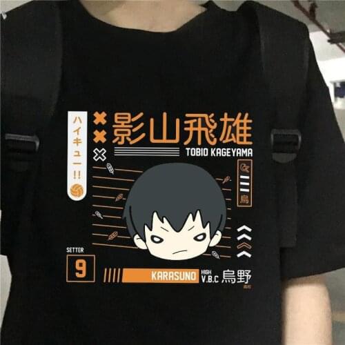 Oversized T-Shirt Haikyuu!! Harajuku Unisex Short-sleeved Women T-shirts Streetwear Vintage Shirt Clothes Punk T Shirt