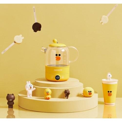 Health Preserving Pot Cute Household Electric Kettle 800w 800ml Flower Tea Pot British Imported Thermostat