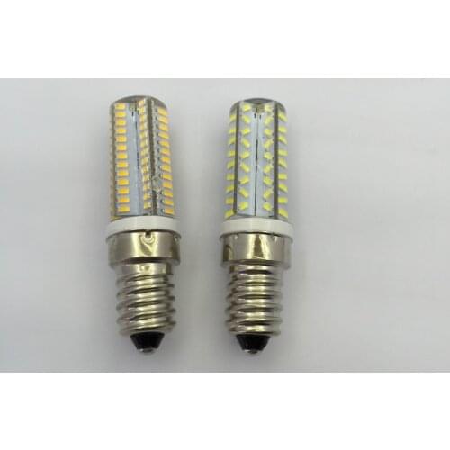 Mini E14 3014 SMD Led Lamp 64/72/104LEDs Crystal Chandelier 220V Spotlight Silicone LED bulbs Pendant light