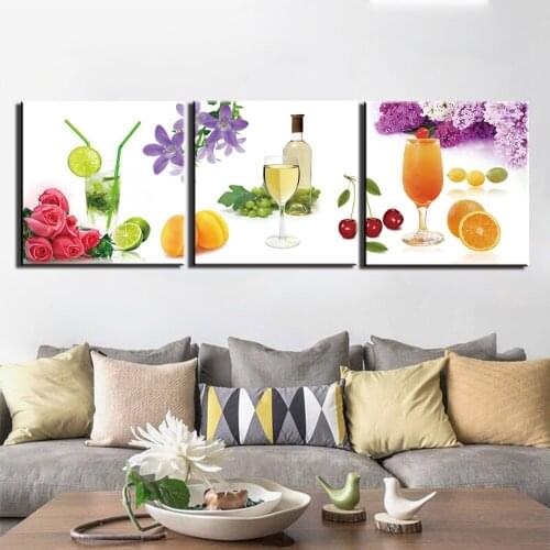 Modern Posters Canvas Art Prints 3 Pieces Canvas Painting Still life Wall Pictures Home Living Room Wall Decor