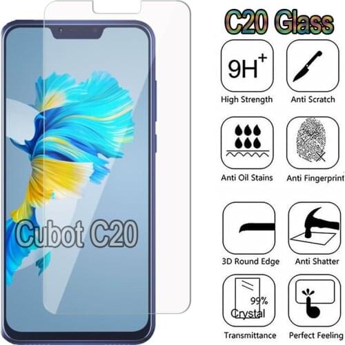 Glass Fo Cover Phone Screen Scratch Proof Protective Film For Cubot C 20 9H 2.5D Explosion Proof Tempered Glass