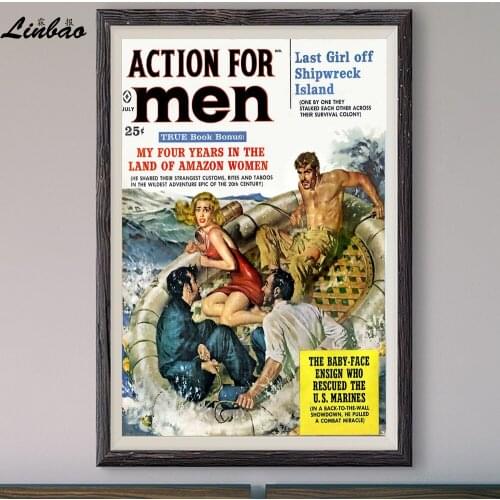 V305 1960Action For Men! Vintage Classic MoviePrint Silk Poster Home Deco Wall Art Gift