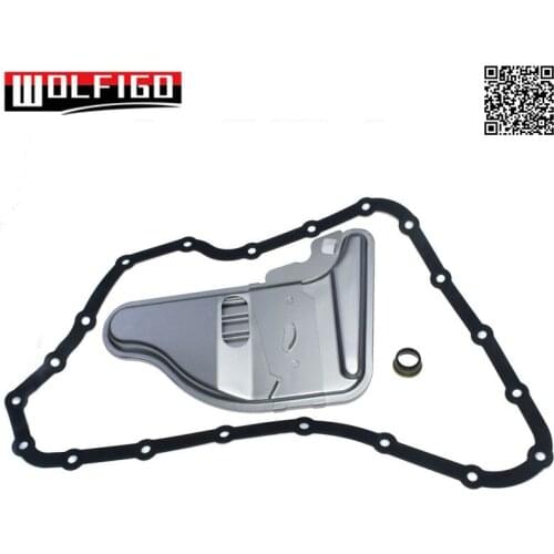 WOLFIGO New 4T60 4T60E 4T65E Transmission Filter Kit W/ Oil Pan Gasket For Chevrolet Impala 24227477,24206433,8651909,24205416