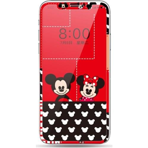 Disney 2021 Winnie the Pooh Tempered Glass For Iphone 11 Screen Protector Protective Film For Iphone X/XS XS MAX1PRO MAX