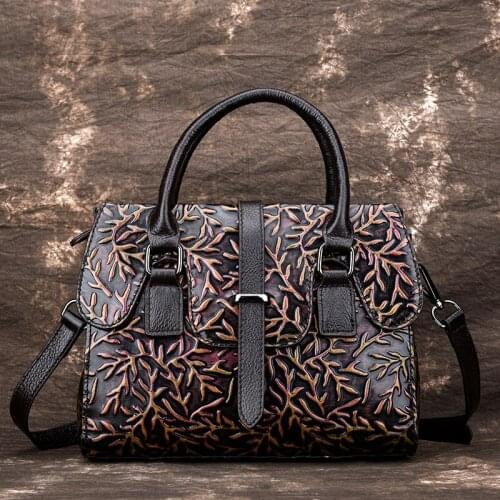 Restoring Ancient Ways Is Pure Manual Womens Bags Summer Brand Handmade Large Capacity Cowhide Leisure Chic Shoulder Bags