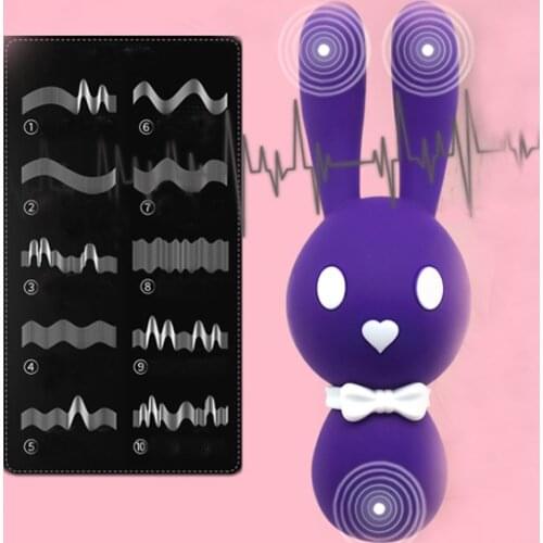 Female Silicone 10 Frequency Rabbit Jump Egg Vibrators Sex Toys for Women Clitoris Erotic Toy Intimate Goods Sex Tool for Adults