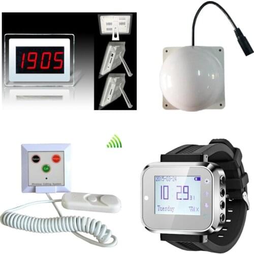 1 display monitor 4 nurse pager 10 bed patient button 3 Corridor Light Hospital Wireless Alarm Buzzer System