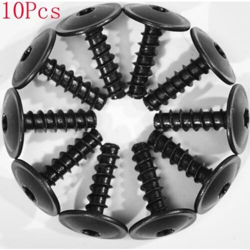 10pcs Car Engine Cover Wheel Arch Inner Liner Mud Flaps Fender Mud Splash Guard Torx Screws Self Tapping For VW/AUDI