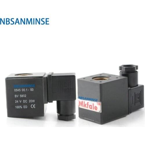 20pcs/lot 0543 / 0545 Pneumatic Air Solenoid Valve Coil Led DC12V DC24V AC110V AC220V For VX2120 PU225 NBSANMINSE