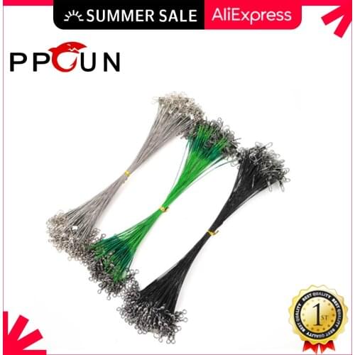 20PCS Anti Bite Fishing Line Steel Wire Leader Lines Rally 14kg Accessories Goods for Tackle 2020 Daiwa Carp Lure Sea Equipment