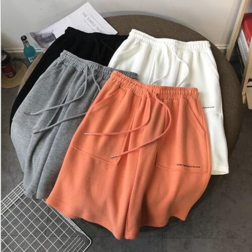 2021 new Korean casual shorts five-point pants plus size wide-leg pants women