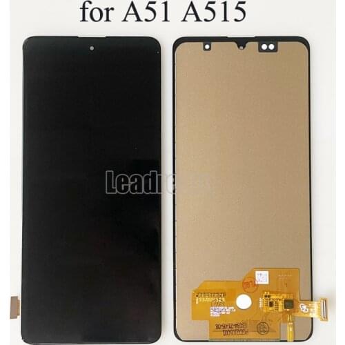 5Pcs AMOLED LCD Display For Samsung Galaxy A51 LCD A515 A515F INCELL LCD Frame Digitizer Assembly
