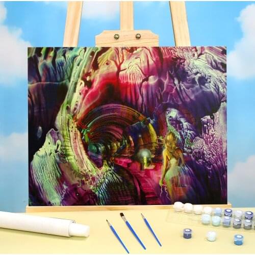 Abstract Journey To The Unknown DIY Paint By Numbers Set Oil Paints 40*50 Picture By Numbers Photo New Design Handiwork