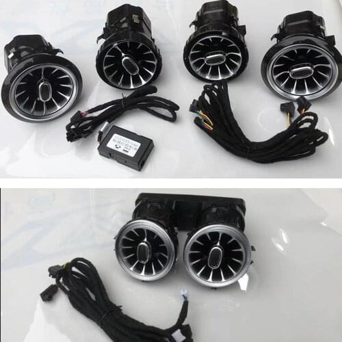 Car Air Vent Ambient Light LED Console AC Condition Outlet Turbine Light Backset Mood Light For Mercedes-Benz G-Class W464