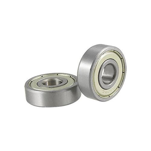 Baomain 2pcs 629Z Mini Single Shielded Deep Groove Stainless Steel Ball Bearings bearing