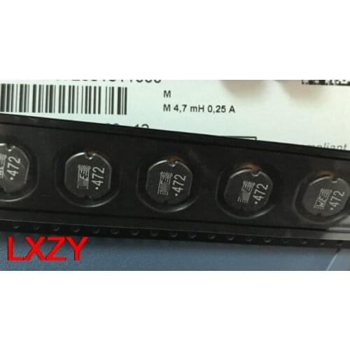 Free Shipping 10PCS/lot 744776347 WE 402 4MH 10X10X6.5MM W E imported original patch power inductor