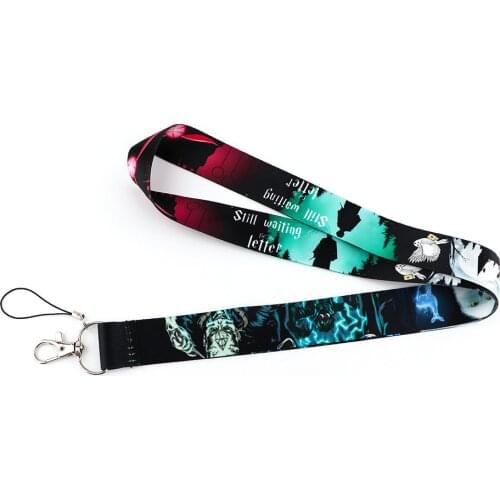 PC3287 Wizard Student Ghost Owl Keychain Tags Strap Neck Lanyards For Keys ID Card Pass Gym Phone USB Badge Holder DIY Hang Rope