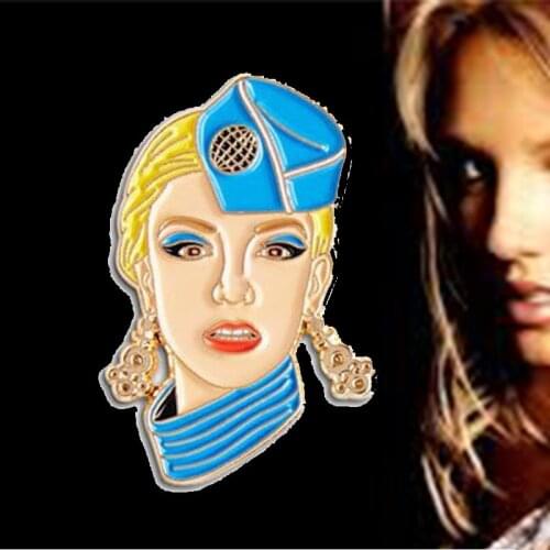 Britney Badge music legend Brooch Who cares what people think, just believe in yourself, thats all that matters Jewelry