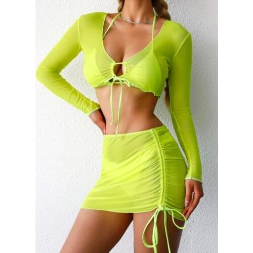 Daxiyee Swimwear With Ruffles