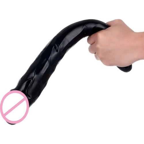 Long Big Double Ended Dildo Realistic Penis Lesbian Erotic Soft Dildos For Women Adult Masturbation Sex Toys Thick Double Dildo