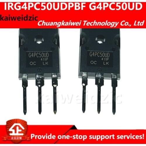 Kaiweikdic New imported original IRG4PC50UD G4PC50UD IRG4PC50UDPBF 55A600V TO247 High power IGBT tube for welding machine