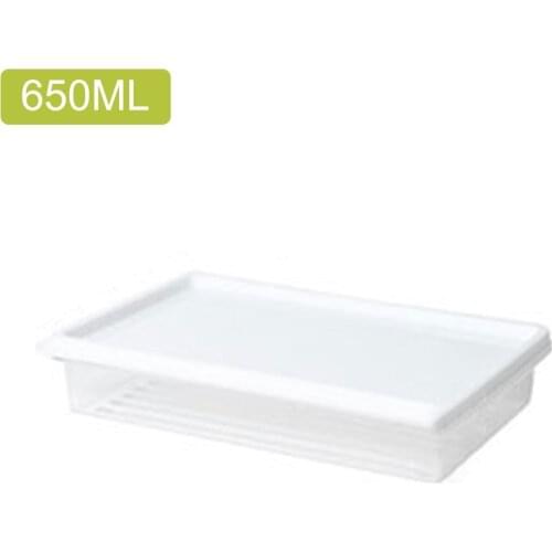 Refrigerator Food Storage Box Kitchen Storage Can Snacks Vegetable Storage Household Plastic Fruit Storage Box Grain Container