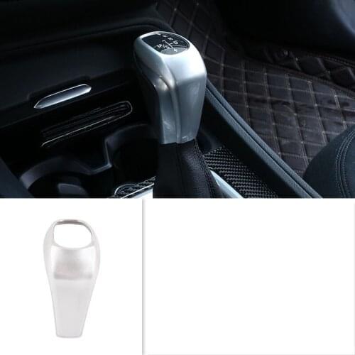 Lsrtw2017 Car Gear Lever Head Trim Shift Knob Cover for Bmw X1 F48 1 Series F21 2 Series F22 F45 2016 2017 2018 2019 2020 2021