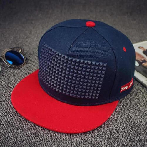 Plastic Triangle Baseball Cap Hat Hip Hop Cap Flat-brimmed Hat Snapback Cap Hats for Men and Women