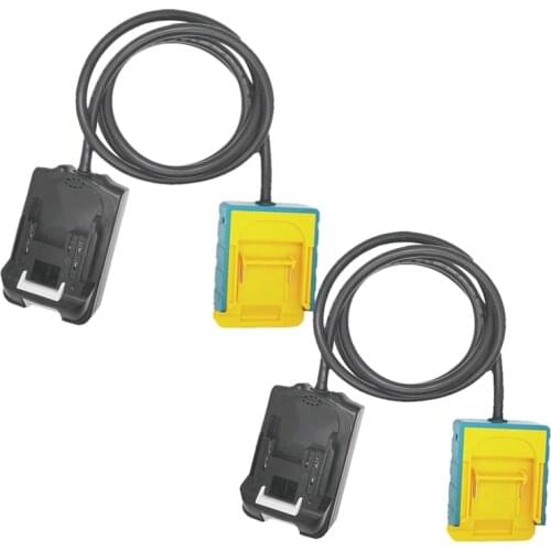 Portable Battery Extension Cord Tool Battery Adapter Lithium Battery Adapter Converter