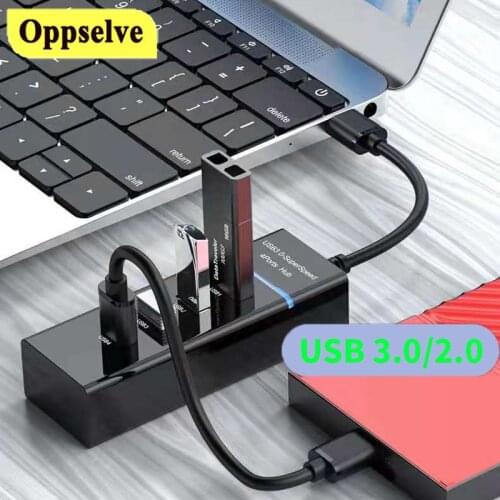 4 Ports USB 2.0 3.0 HUB Splitter Adapter Fast Transmission Multi USB HUB for MacBook Pro Computer PC Laptop Accessories USB HUB