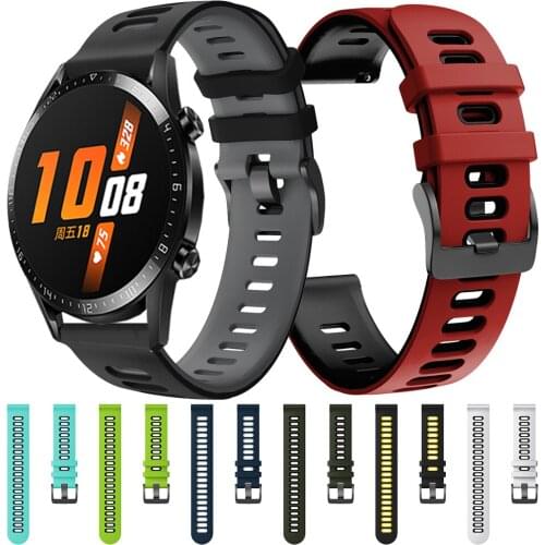Suitable Magic Watch 2 Correa 46mm Silicon Band for HUAWEI WATCH GT2 46mm Sport Edition HONOR Magic Strap Watch band Bracelet