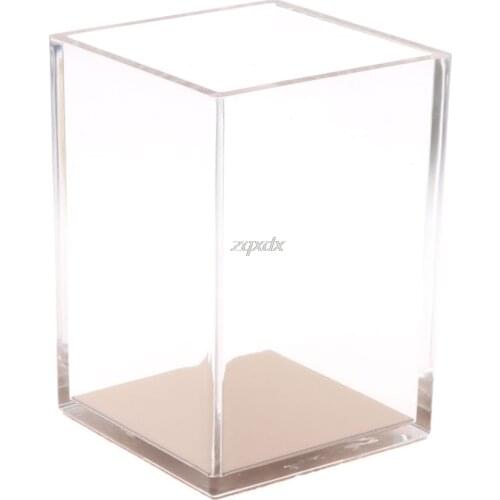 Luxury Desk Organizer Transparency Acryl Pencil Case Pen Container Rose Gold Pens Cup Stationery Papelaria Pen Holder July