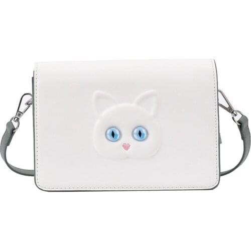 2021 New Ladies Leather Handbags Luxury Designer Shoulder Bags for Womens Totes Fashion Cat Female Crossbody Bags Women Wallet