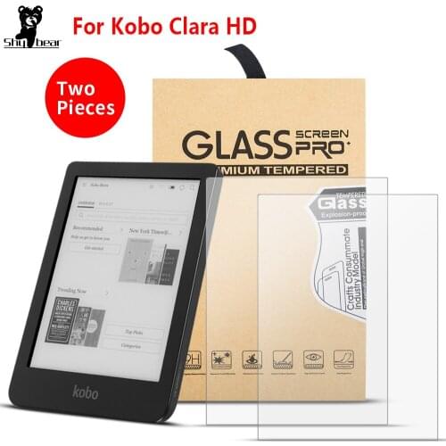 Tempered Glass for Kobo Clara HD 6" E-reader Scratch Proof Protective Cover Screen Protector for new Kobo Libra H2O 7'' e-reader