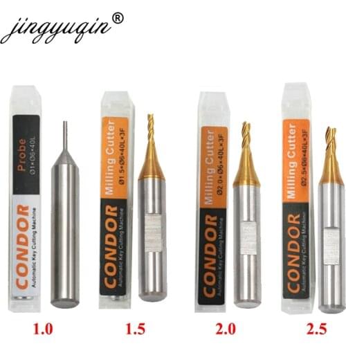 1.0mm 1.5mm 2.0mm 2.5mm Milling Tracer Cutter Probe for Xhorse CONDOR XC MINI Plus XC-007 Dolphin XP Key Cutting Machine