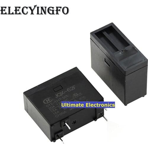 5pcs T type| JQX-62F- HF62F- 12 012 -1HT JQX-62F-012-1HT A group of normally open 4 pin 16A relays