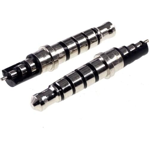 5 PCS TRRRS 3.5 mm Stereo Plug 5 Poles Ni plated for injection wire solder cable mount male connector for phone jack