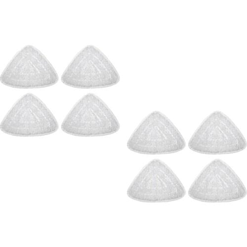 8 Pcs Steam Mop Pads Replacement Triple-cornered Cloth Cleaning Floor Tool for Vileda Steam Mop,Replace Mop Pad