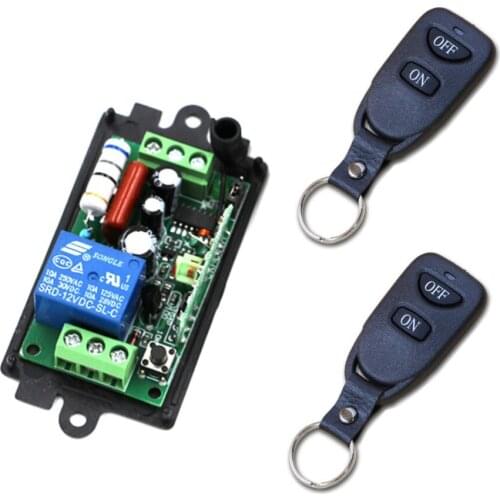 AC110V 220V 1CH RF Wireless Remote Control Switch System Transmitter and Receiver Universal Gate Remote Control Hot Sale