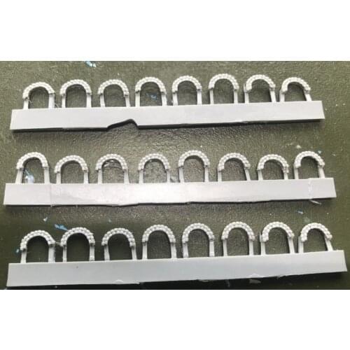 Military model accessory resin upgrade parts 1/700 new version annular sandbags 24pcs