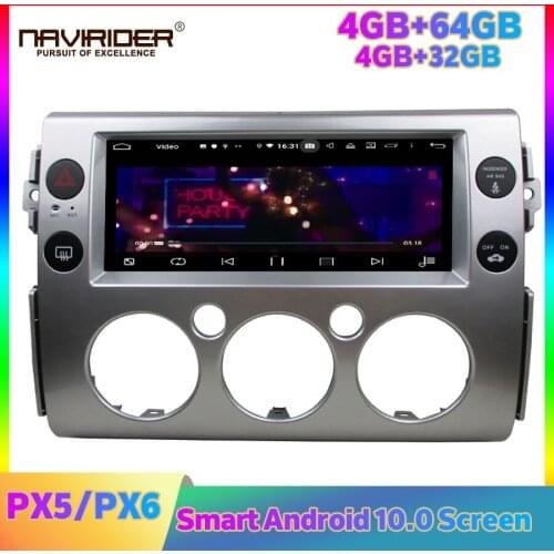 PX6 Car Android Radio Multimedia Player For Toyota FJ cruiser 2007 GPS Navigation Carplay DSP Head Unit Autoradio