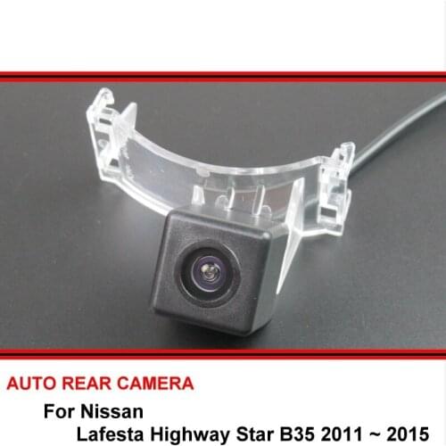 For Nissan Lafesta Highway Star B35 2011 -2015 Night Vision Car Reverse Backup Parking Rear View Camera HD CCD